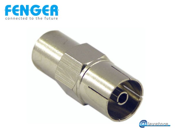 Fenger AP3S Premium Plus Connector Συνδετήρας IEC-Female Twist-On, Nickel Plated, κατάλληλος για ομοαξονικά καλώδια TV 10 τεμαχια Fenger AP3S Premium Plus Connector Συνδετήρας IEC-Female Twist-On, Nickel Plated, κατάλληλος για ομοαξονικά καλώδια TV 10 τεμαχια - Image 1