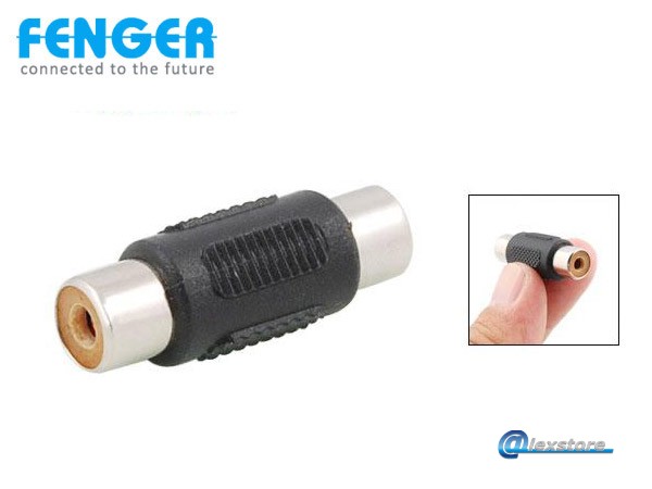 Fenger C-02 Double RCA-Female Adaptor 10 τεμάχια Fenger C-02 Double RCA-Female Adaptor 10 τεμάχια - Image 1