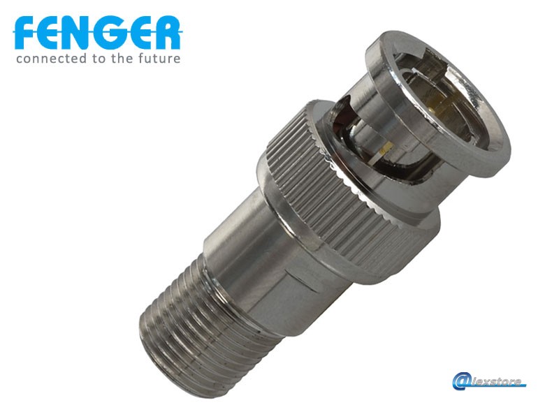 Fenger FB-02 Coaxial Adaptor Ομοαξονικός προσαρμογέας BNC-αρσενικό σε F-θηλυκό 10 τεμάια Fenger FB-02 Coaxial Adaptor Ομοαξονικός προσαρμογέας BNC-αρσενικό σε F-θηλυκό 10 τεμάια - Image 1