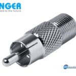 Fenger FC-01 Coaxial Adaptor Ομοαξονικός προσαρμογέας RCA-αρσενικό σε F-θηλυκό 10 τεμάχια