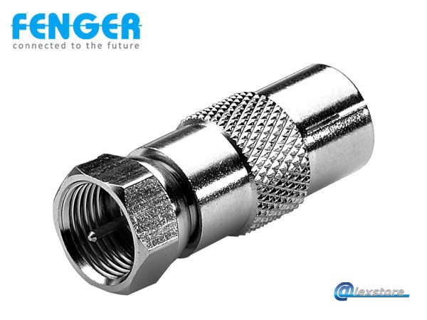 Fenger FI-01 Coaxial Adaptor Ομοαξονικός προσαρμογέας F-αρσενικό σε IEC-θηλυκό 10 τεμάχια Fenger FI-01 Coaxial Adaptor Ομοαξονικός προσαρμογέας F-αρσενικό σε IEC-θηλυκό 10 τεμάχια - Image 1