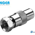 Fenger FI-02 Coaxial Adaptor Ομοαξονικός προσαρμογέας F-αρσενικό σε IEC-αρσενικό 10 τεμάχια