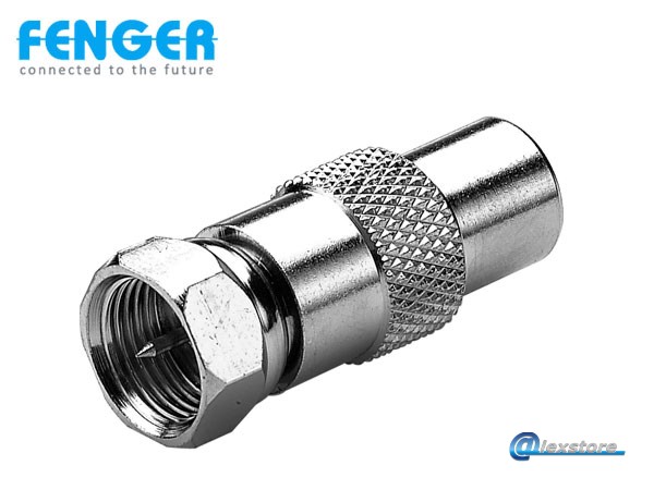 Fenger FI-02 Coaxial Adaptor Ομοαξονικός προσαρμογέας F-αρσενικό σε IEC-αρσενικό 10 τεμάχια Fenger FI-02 Coaxial Adaptor Ομοαξονικός προσαρμογέας F-αρσενικό σε IEC-αρσενικό 10 τεμάχια - Image 1