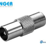 Fenger FI-03 Coaxial Adaptor Ομοαξονικός προσαρμογέας F-θηλυκό σε IEC-αρσενικό 10 τεμάχια