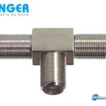 Fenger F-02T Coaxial Adaptor Ομοαξονικός προσαρμογέας F-θηλυκό σε 2 x F-θηλυκό 10 τεμάχια