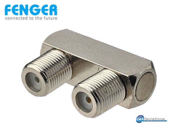 Fenger F-02U Coaxial Adaptor Ομοαξονικός προσαρμογέας F-θηλυκό σε F-θηλυκό 360°-10 τεμάχια Fenger F-02U Coaxial Adaptor Ομοαξονικός προσαρμογέας F-θηλυκό σε F-θηλυκό 360°-10 τεμάχια - Image 1