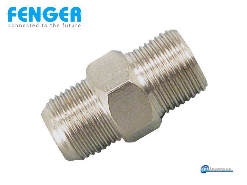 Fenger F-02 Coaxial Adaptor Ομοαξονικός προσαρμογέας F-θηλυκό σε F-θηλυκό 10 τεμάχια Fenger F-02 Coaxial Adaptor Ομοαξονικός προσαρμογέας F-θηλυκό σε F-θηλυκό 10 τεμάχια - Image 1