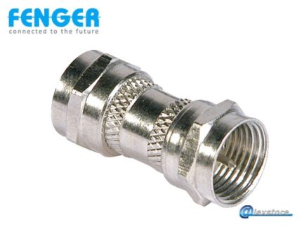 Fenger F-03 Coaxial Adaptor  Ομοαξονικός προσαρμογέας F-αρσενικό σε F-αρσενικό 10 τεμάχια