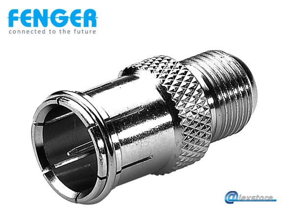 Fenger F-24 Coaxial Adaptor Ομοαξονικός προσαρμογέας F-θηλυκό σε Quick F-αρσενικό 10 τεμάχια Fenger F-24 Coaxial Adaptor Ομοαξονικός προσαρμογέας F-θηλυκό σε Quick F-αρσενικό 10 τεμάχια - Image 1
