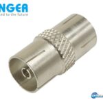 Fenger IEC-02 Coaxial Adaptor Μεταλλικός προσαρμογέας IEC-Female σε IEC-Female  10 τεμάχια