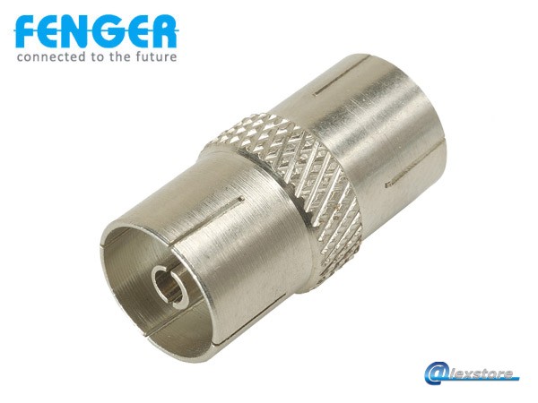 Fenger IEC-02 Coaxial Adaptor Μεταλλικός προσαρμογέας IEC-Female σε IEC-Female  10 τεμάχια Fenger IEC-02 Coaxial Adaptor Μεταλλικός προσαρμογέας IEC-Female σε IEC-Female  10 τεμάχια - Image 1
