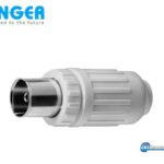 Fenger KK-75 Connector Συνδετήρας IEC-Female, κατάλληλος για ομοαξονικά καλώδια TV 10 τεμάχια
