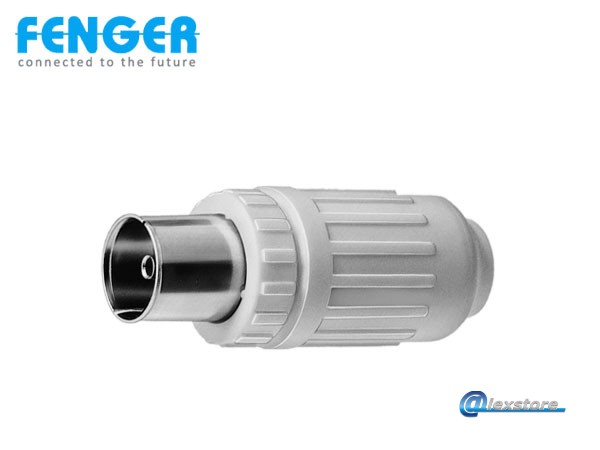 Fenger KK-75 Connector Συνδετήρας IEC-Female, κατάλληλος για ομοαξονικά καλώδια TV 10 τεμάχια Fenger KK-75 Connector Συνδετήρας IEC-Female, κατάλληλος για ομοαξονικά καλώδια TV 10 τεμάχια - Image 1