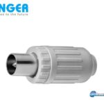Fenger KS-75 Connector Συνδετήρας IEC-Male, κατάλληλος για ομοαξονικά καλώδια TV 10 τεμάχια