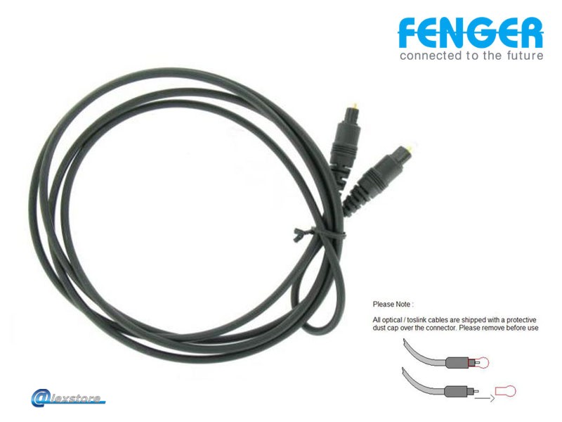 Fenger TOS-3mG Toslink Cable Καλώδιο HiQ οπτικής ίνας Toslink, μήκος 3.0m Fenger TOS-3mG Toslink Cable Καλώδιο HiQ οπτικής ίνας Toslink, μήκος 3.0m - Image 1