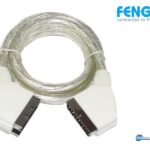 Fenger VK20/15G Scart Cable	Fenger VK20/15G Scart Cable Καλώδιο HiQ Silver, Ø10mm Scart σε Scart 21 pin, μήκος 1.5m