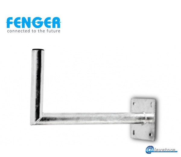 Fenger Ø60/100 HD Wall Dish Mount  Βάση τοίχου Ø60mm / 100cm Heavy Duty με πλάκα 200x200mm & 2 επίτονα. Fenger Ø60/100 HD Wall Dish Mount  Βάση τοίχου Ø60mm / 100cm Heavy Duty με πλάκα 200x200mm & 2 επίτονα. - Image 1