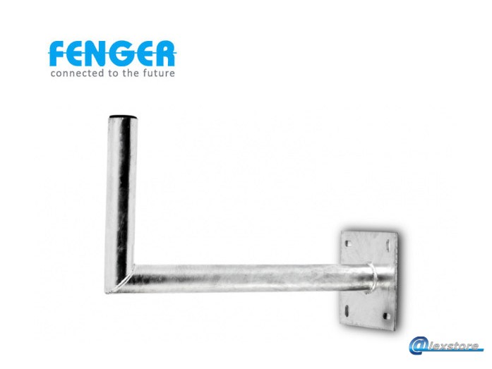 Fenger Ø76/100 HD Wall Dish Mount  Βάση τοίχου Heavy Duty Ø76mm / 100cm με πλάκα 250x250mm & 2 επίτονα. Fenger Ø76/100 HD Wall Dish Mount  Βάση τοίχου Heavy Duty Ø76mm / 100cm με πλάκα 250x250mm & 2 επίτονα. - Image 1