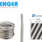 LS-4, Συρματόσχοινο Ø 4mm με επικάλυψη PVC, Συσκευασία 25m