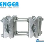 M10/200, Διπλός σφιγκτήρας ιστού 200mm, Galvanized steel