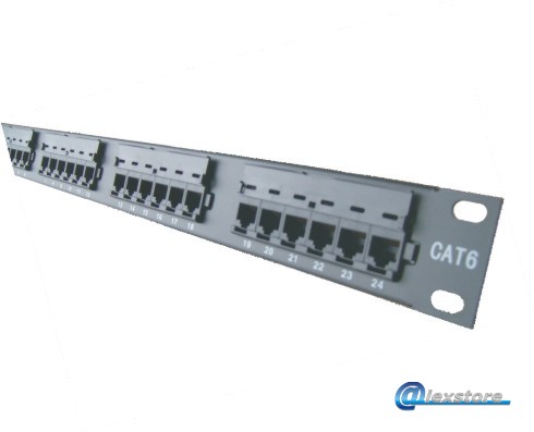 PATCH PANEL 24port CAT-6 PATCH PANEL 24port CAT-6 - Image 1