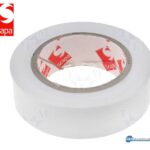 Λευκή PVC πλαστικοποιημένη ταινία μόνωσης, 10m