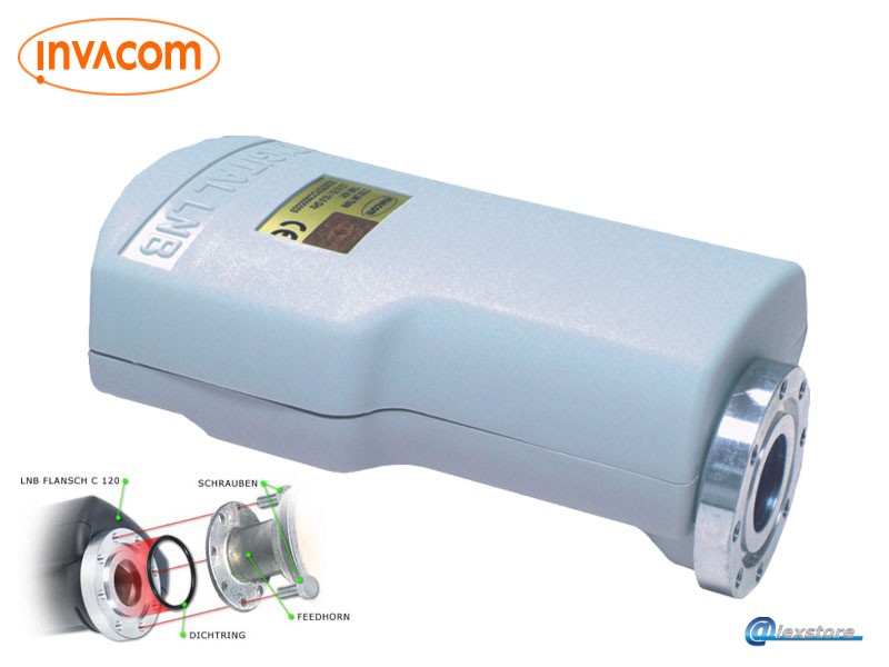 QDF-031, Quad Flange C120 Universal LNB με ενισχυτή χαμηλού θορύβου QDF-031, Quad Flange C120 Universal LNB με ενισχυτή χαμηλού θορύβου - Image 1