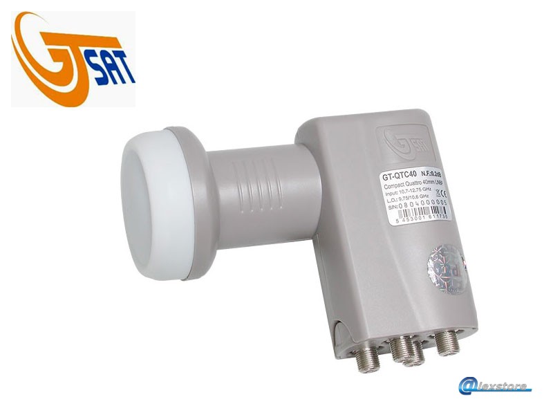QTC40, Quattro Universal LNBF με ενισχυτή χαμηλού θορύβου 0.2 dB QTC40, Quattro Universal LNBF με ενισχυτή χαμηλού θορύβου 0.2 dB - Image 1