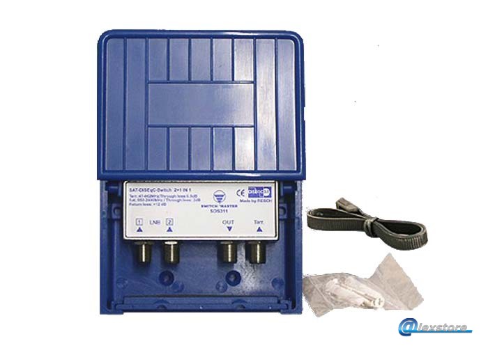 SDS-511, Διακόπτης DiSEqC v2.0 για 4 Universal LNBs + 1 είσοδο επίγειας TV SDS-511, Διακόπτης DiSEqC v2.0 για 4 Universal LNBs + 1 είσοδο επίγειας TV - Image 1