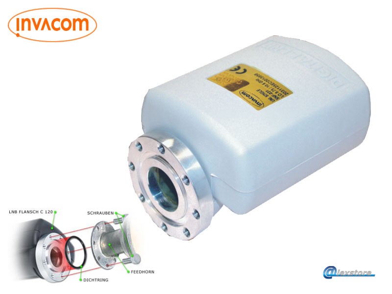 SNF-031, Single Flange C120 Universal LNB με ενισχυτή χαμηλού θορύβου SNF-031, Single Flange C120 Universal LNB με ενισχυτή χαμηλού θορύβου - Image 1
