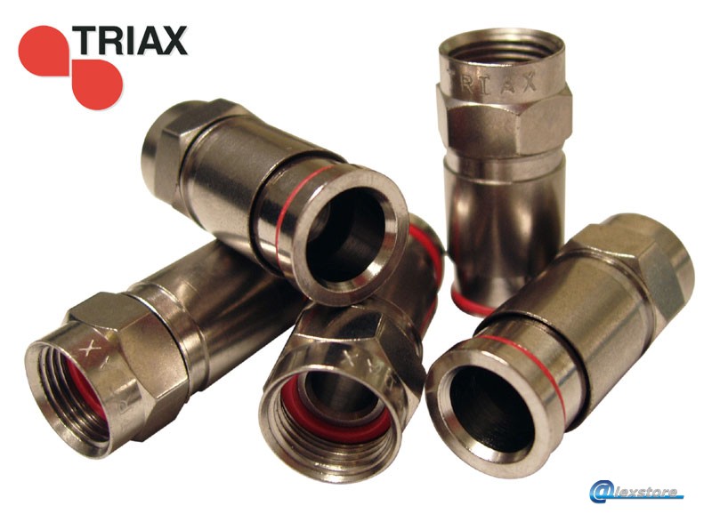 Snap & Seal, Συνδετήρας F Compression 100 τεμάχια ,για ομοαξονικά καλώδια RG-6 / Coax 9 Snap & Seal, Συνδετήρας F Compression 100 τεμάχια ,για ομοαξονικά καλώδια RG-6 / Coax 9 - Image 1