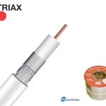 TRIAX RG-6/U, SMATV, 1.02mm CCS/Alum, λευκό PVC 6.5mm, 100m