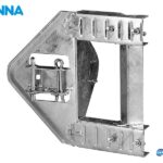 Tonna Ø50/110 Chimney Moun, Βάση καμινάδας 110mm με 2 σφιγκτήρες - Ιστός Ø 50mm