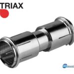 Triax RMF-75 Coaxial Adaptor 3 GHz Ομοαξονικός προσαρμογέας Quick F-αρσενικό σε Quick F-αρσενικό, DC έως 3 GHz 10 τεμάχια