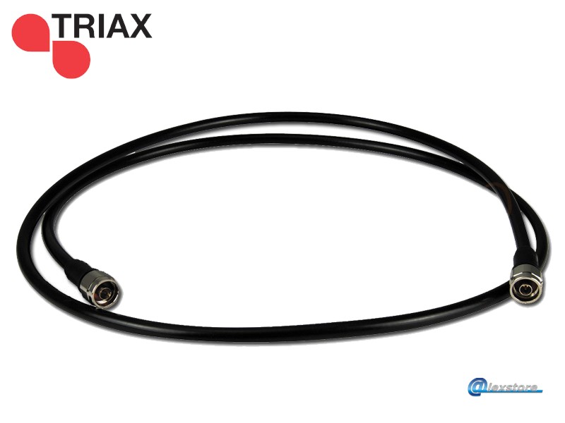 Triax TUC-01 HF Cable, HF Coaxial Cable με συνδετήρες N, 2m Triax TUC-01 HF Cable, HF Coaxial Cable με συνδετήρες N, 2m - Image 1